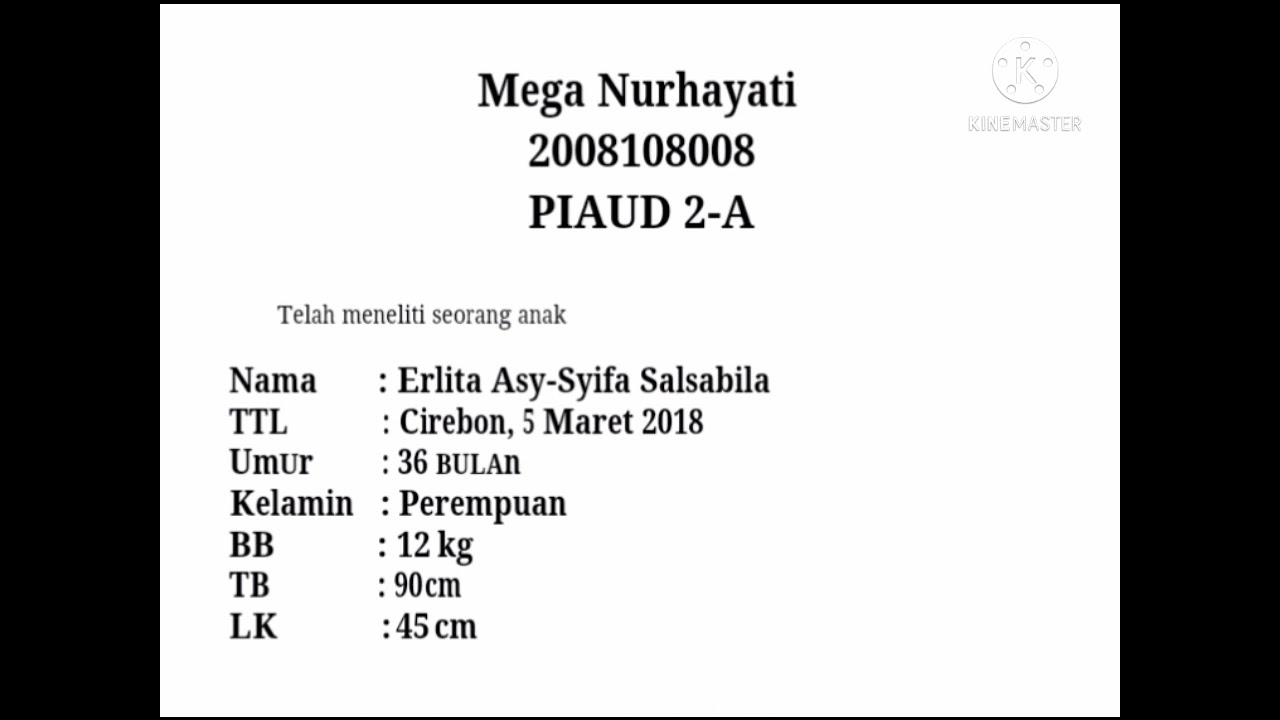 Mendeteksi status Gizi Anak dengan Menghitung Berat Badan,Tinggi Badan, dan Lingkar Kepala pada Anak
