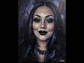 #beauty #art #oil #gothic #cute@Roman Reigns @Miss Frankenstein Three days not too bad.