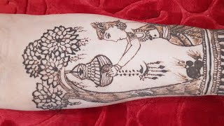 janmashtami Special Mehndi Design|   Baby shower Mehndi Design| Bridal Mehndi Art |