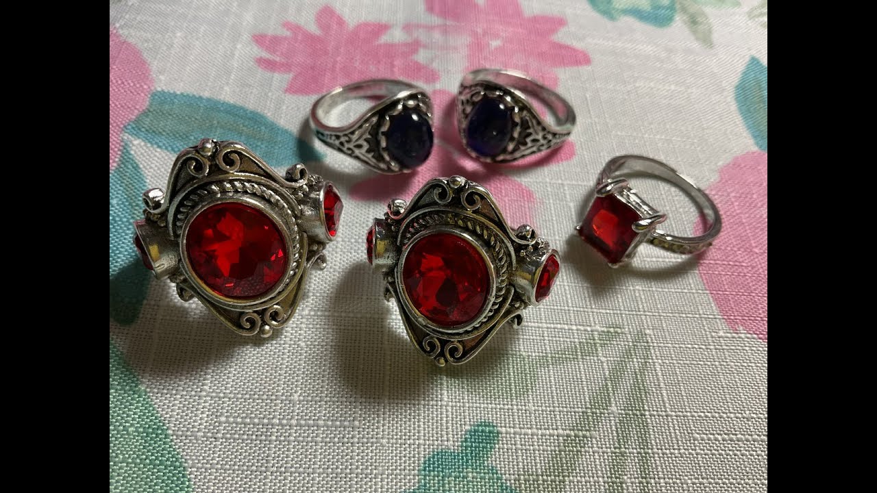 #WeLuvsRed Sequel to Let’s Celebrate Red Day. Temu haul. Rings - YouTube