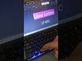 MS Word Techniques for Romantic Love Letters//#shortcutkeys #youtubeshorts #virakshorts #asmr #tech