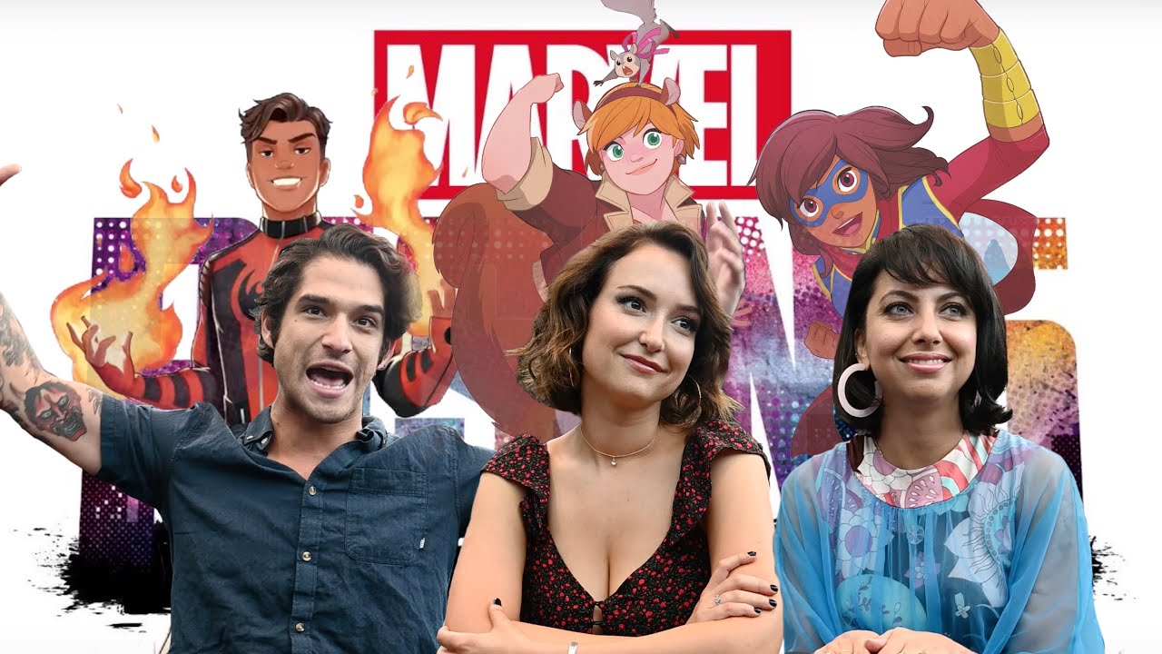 MARVEL RISING: Interviews with Tyler Posey, Milana Vayntrub & Kathreen Khavari
