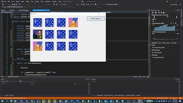 VB.NET Matching Game