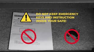 Safewell Sor Electroninc Hidden Key Hole Home Digital Safe Box