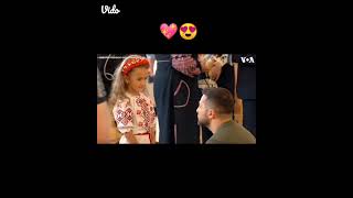 President ZELENSKY & First lady honor young ukraines cute childrens #Cute #children #Love