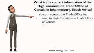 Contact information of High Commission Trade Office of Canada in Johannesburg, South Africa
