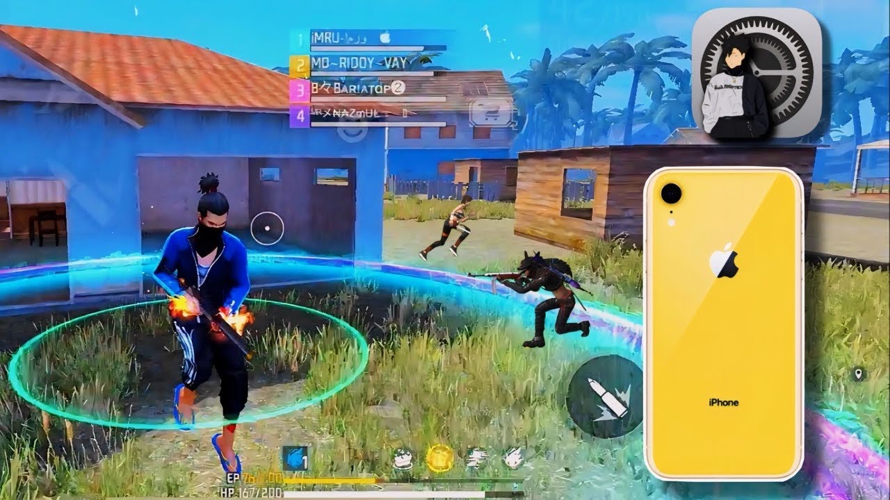 Monster👹iPhone XR default settings ⚙️iMRU FF - YouTube