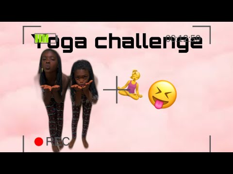 Yoga challenge 😝👯‍♀️🧘‍♀️