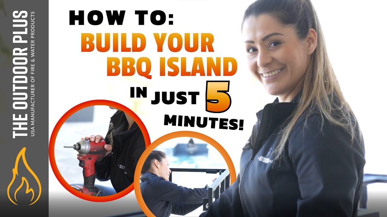 Build your BBQ island in JUST 5 minutes!