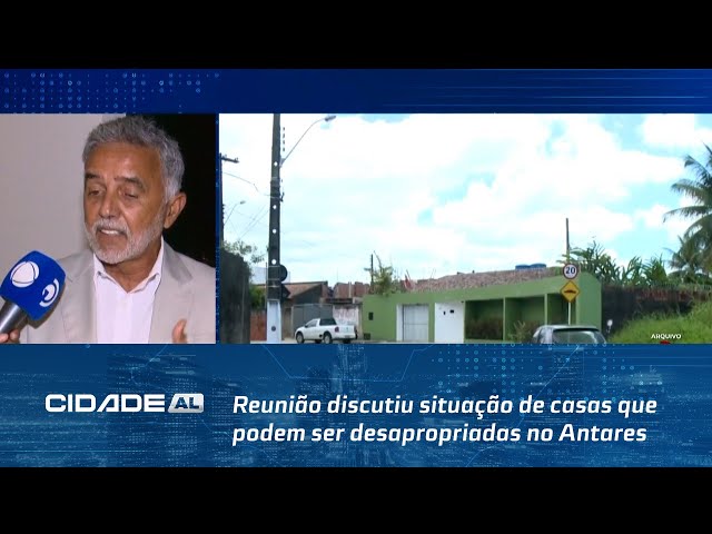 Construção de Nova Via: Reunião discutiu situação de casas que podem ser desapropriadas no Antares