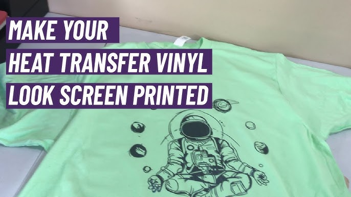 Heat Transfer Vinyl T-Shirt Step-By-Step + Puff Vinyl 