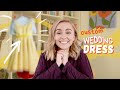 My Custom Made Wedding Dress: design, cost, not white?! 👰🏼 | More Hannah