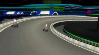 Mario Kart Wii - GranTurismo5 Kart Space II Gameplay (Custom Track)