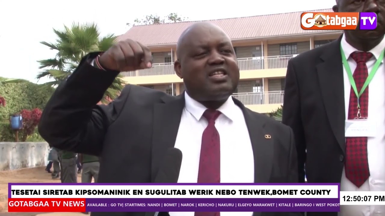 Smooth admission of senior secondary school learners in Tenwek boys,Bomet county.