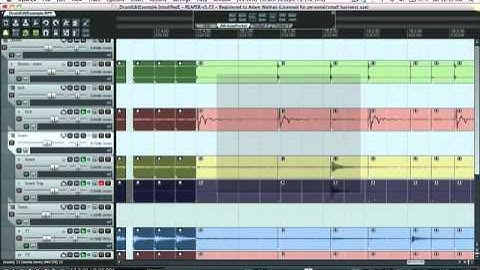 Drum Editing in Reaper
