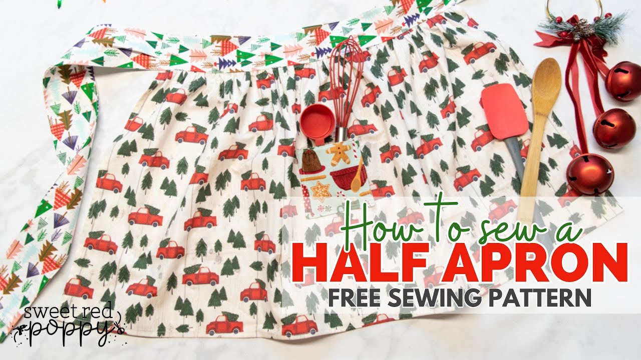 Sew Your Own Half Apron - A Beautiful Mess