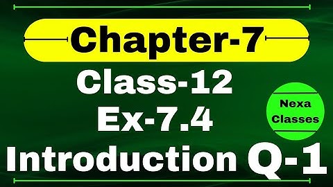 Class 12 Ex 7.4 Q1 Math | Chapter7 Class12 Math | Integration | Ex 7.4 Q1 Class 12 Math
