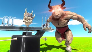 NEW Minotaur and SPINNING Blades - Animal Revolt Battle Simulator