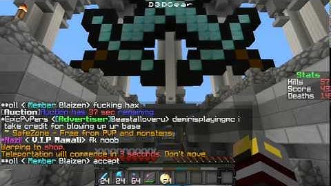 Minecraft OP Faction Server review: CoreCraft