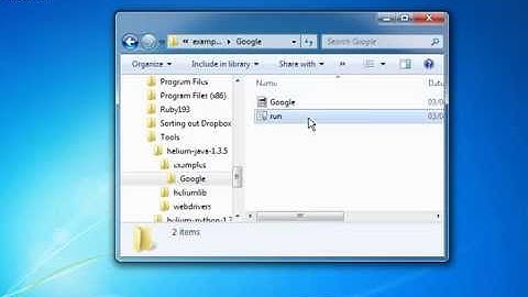 Using Helium for Java to automate Google