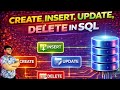 CREATE, INSERT, UPDATE, DELETE in SQL 🚀 | CRUD Operations in MySQL (Practical) #sql #dbms #ml #trend