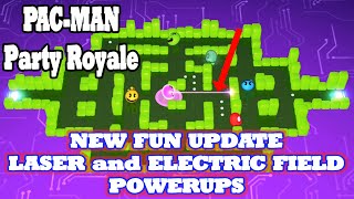 PAC-MAN Party Royale - NEW UPDATE WITH LASER AND ELECTRIC FIELD POWERUPS | APPLE ARCADE