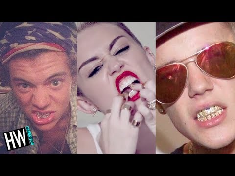 WTF! Miley Cyrus & Justin Bieber Rocking Grills?!