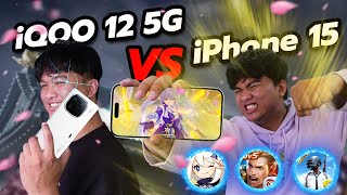 เทสเกม iQOO 12 vs iPhone 15 | ต่างกัน 5,000.- ต่างกันเยอะไหมไม่รู้ แต่สู้ได้อยู่นะจ๊ะ !!