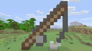 Minecraft Tutorials - Fishing Rod Pixel Art 