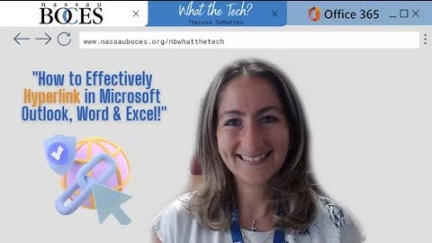 👩🏼‍💻 How to Effectively Hyperlink in Microsoft Outlook, Word & Excel! 🔗