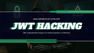 JWT Hacking - Authentication bypass via flawed signature verification