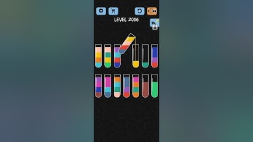 Water Color Sort Level 2096 2097 2098 2099 2100 WalkThrough Solution