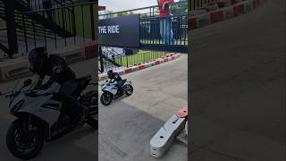 world of triumph🏍️ #motorcycle #bike #rider #track #racetrack #streettriple765rs #daytona #triumph