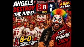 ANGELS DESTROY RAYS 8-0! FOUR STRAIGHT WINS & THE HALOS ARE ROLLING! | Todd Fox Postgame Show