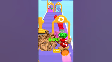 Cha Cha Cha!! Gem Stack -- Run level 08 #shorts #funnygameplay #youtubeshorts