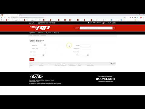 How it Works: MyPIP Customer Portal (Search Orders)