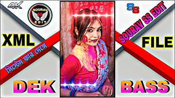 New Trending 💥 Edm Mix Dek Bass Hindi Song 🎵 Alight & Xml File Video 🥀 #xml_file #video #song
