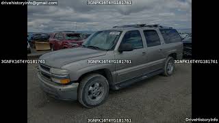2000 Chevrolet Suburban K1500 | VIN 3GNFK16T4YG181761