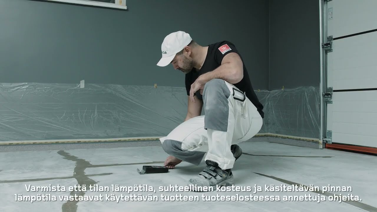 Betonilattian epoksipinnoitus - Tikkurila Ammattilaiset