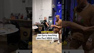 Jake Paul and Ian Garry practicing MMA kicks 👀 #ufc #mma #jakepaul Resimi