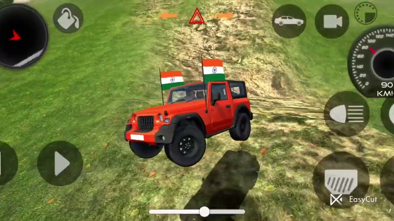 Modified Mahindra Thar😈Games:Indian Red Thar (Gadi Wala Games) Car Game Android Game - #2025