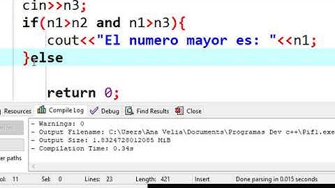 V11 if else El mayor de 3 numeros
