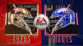 Madden NFL 19 (Xbox One) Week 16:San Francisco 49ers (8-6) Vs NY Giants (5-9)