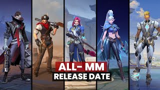 MLBB All Marksman Heroes Release Date | Mobile Legends Marksman Evolution