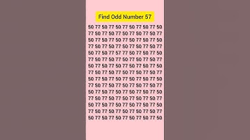 Find the Odd Number in Under 10 Seconds!