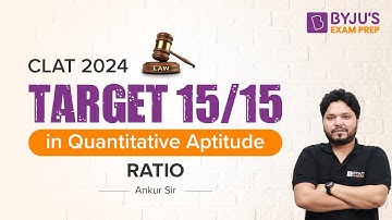 CLAT 2024 Quantitative Aptitude | Ratio | CLAT Mathematics Trick