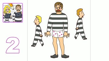 Draw Happy Prisoner - Part 2 - All Level 81-160 Walkthrough Gameplay