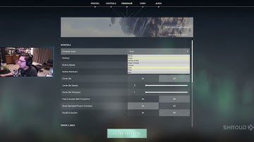 Shroud thinks this is the BEST Valorant crosshair (Settings in Description)