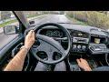 1994 Volkswagen Golf Mk3 Pink Floyd (1.8 75 HP)| POV Test Drive #750 Joe Black