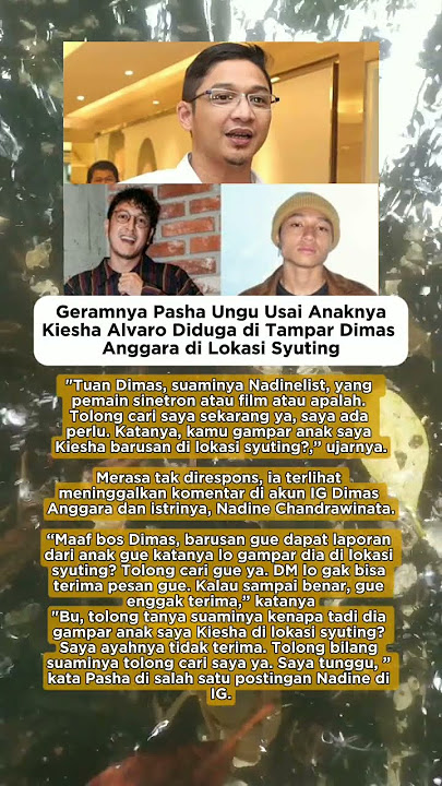 Geramnya Pasha Ungu Anaknya Diduga di Tampar Dimas Anggara #pashaungu #keishaalvaro #dimasanggara